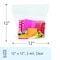 Stout By Envision Clear Resealable Zipper Seal Storage Bags 12 x 12 Case of 500 Bags, 500PK ZF-008C - alternate 3